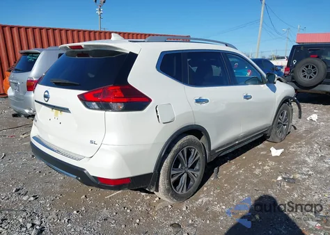 2017 Nissan Rogue Sl z USA, uszkodzony, nr VIN JN8AT2MTXHW397175